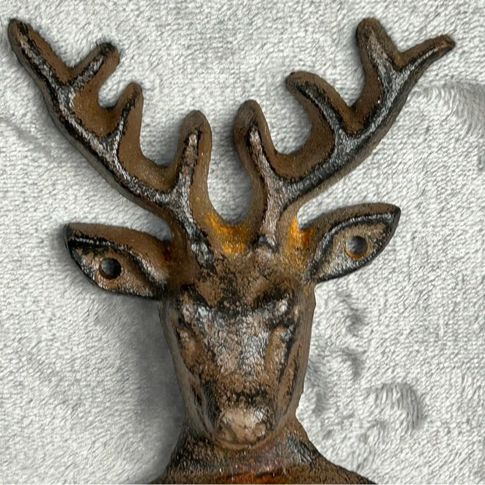 Cast Iron Deer Bottle Opener Gift For Deer Hunters Man Cave Beer Enthusiast Gift